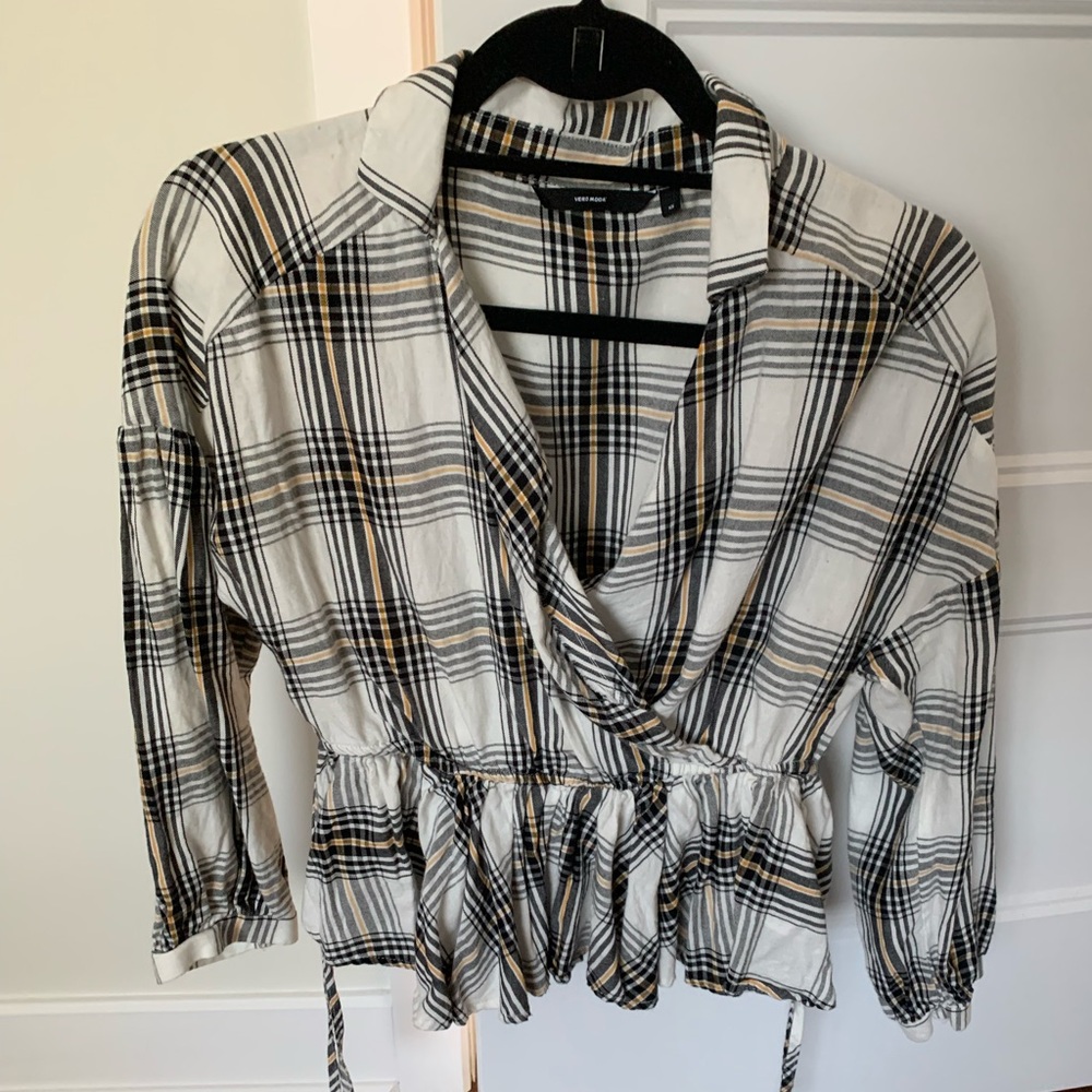 Plaid top
